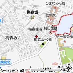 愛知県名古屋市名東区梅森坂周辺の地図