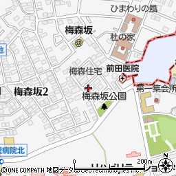 愛知県名古屋市名東区梅森坂周辺の地図