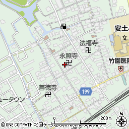 滋賀県近江八幡市安土町常楽寺807-2周辺の地図