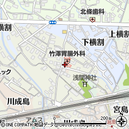 竹澤胃腸科外科医院周辺の地図