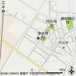 滋賀県東近江市五個荘奥町734周辺の地図