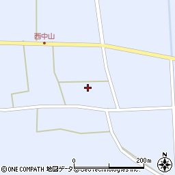 兵庫県丹波市春日町中山588-1周辺の地図
