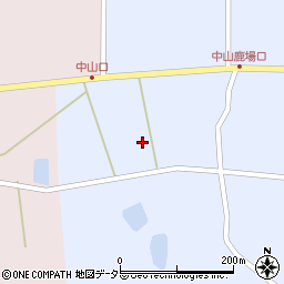 兵庫県丹波市春日町中山16周辺の地図