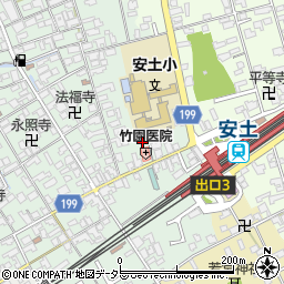 滋賀県近江八幡市安土町常楽寺585周辺の地図