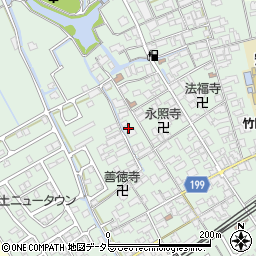 滋賀県近江八幡市安土町常楽寺798-1周辺の地図