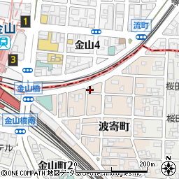 愛知県名古屋市熱田区波寄町16-10周辺の地図