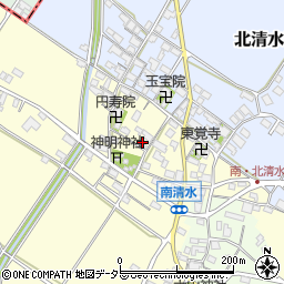 滋賀県東近江市南清水町154周辺の地図