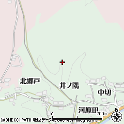 愛知県豊田市力石町（井ノ隅）周辺の地図