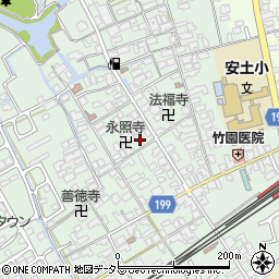 滋賀県近江八幡市安土町常楽寺820-2周辺の地図