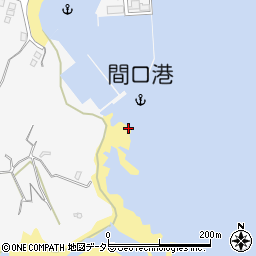 間口港灯台周辺の地図