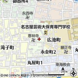 愛知県名古屋市昭和区永金町周辺の地図