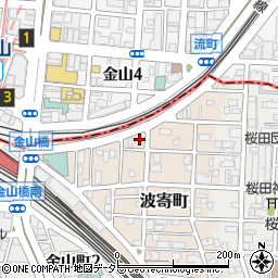 名鉄協商金山駅東第５駐車場周辺の地図