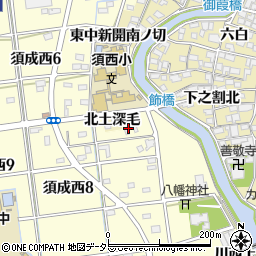 須西児童館周辺の地図