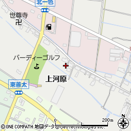 愛知県愛西市落合町上河原1429周辺の地図