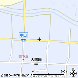 兵庫県丹波市春日町中山1041周辺の地図