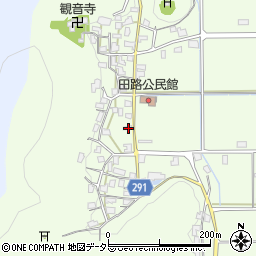 兵庫県丹波市柏原町田路579-8周辺の地図