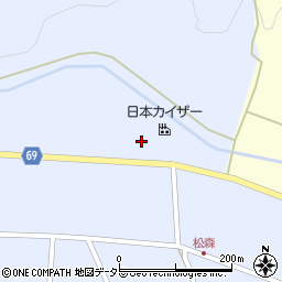 兵庫県丹波市春日町松森235周辺の地図