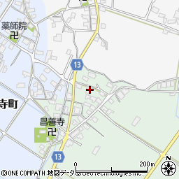 滋賀県東近江市南菩提寺町738周辺の地図