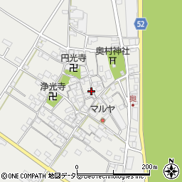 滋賀県東近江市五個荘奥町660周辺の地図