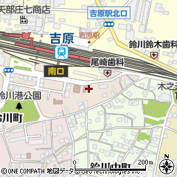 日本貨物検数協会田子の浦現業所周辺の地図