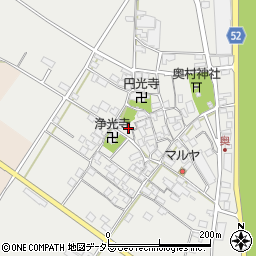 滋賀県東近江市五個荘奥町644周辺の地図