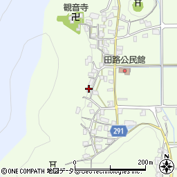 兵庫県丹波市柏原町田路周辺の地図