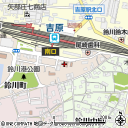 富士市中央消防署臨港分署周辺の地図