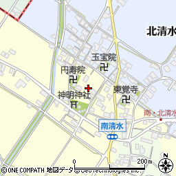 滋賀県東近江市南清水町153周辺の地図
