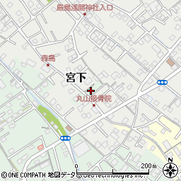 静岡県富士市宮下296-4周辺の地図