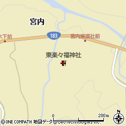 東楽々福神社周辺の地図