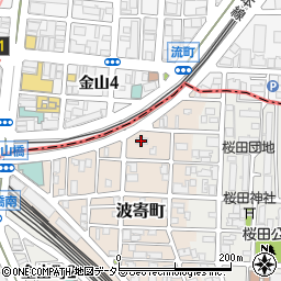 ファミリーマート熱田波寄町店周辺の地図
