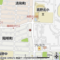 滋賀県大津市陽明町2周辺の地図