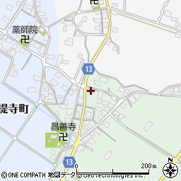 滋賀県東近江市南菩提寺町745周辺の地図