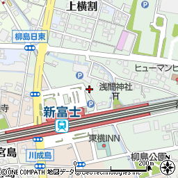 日産レンタカー新富士駅前店周辺の地図