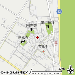 滋賀県東近江市五個荘奥町662周辺の地図