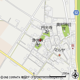 滋賀県東近江市五個荘奥町645周辺の地図