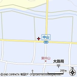 兵庫県丹波市春日町中山969周辺の地図