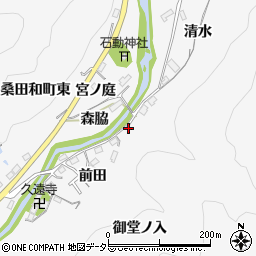 愛知県豊田市桑田和町前田54周辺の地図