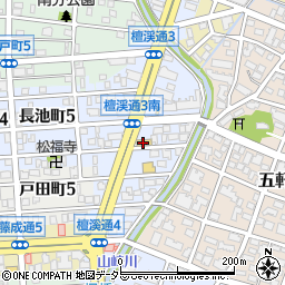 ファミリーマート昭和檀渓通四丁目店周辺の地図