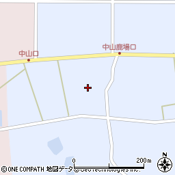 兵庫県丹波市春日町中山326周辺の地図