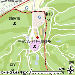 愛知県みよし市黒笹町（三ヶ峯）周辺の地図
