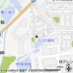 愛知県豊田市亀首町八ツ口洞121周辺の地図