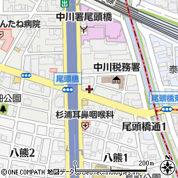 寿司居酒屋や台ずし 尾頭橋町周辺の地図