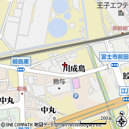 静岡県富士市川成島55周辺の地図
