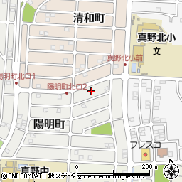 滋賀県大津市陽明町3周辺の地図
