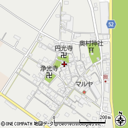 滋賀県東近江市五個荘奥町650周辺の地図