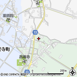 滋賀県東近江市南菩提寺町740周辺の地図