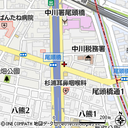 亀井時計店周辺の地図