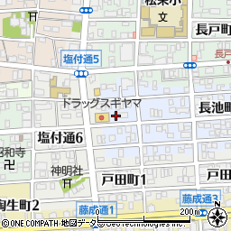 愛知県名古屋市昭和区長池町1丁目10周辺の地図