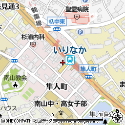 杁中駅ビル周辺の地図